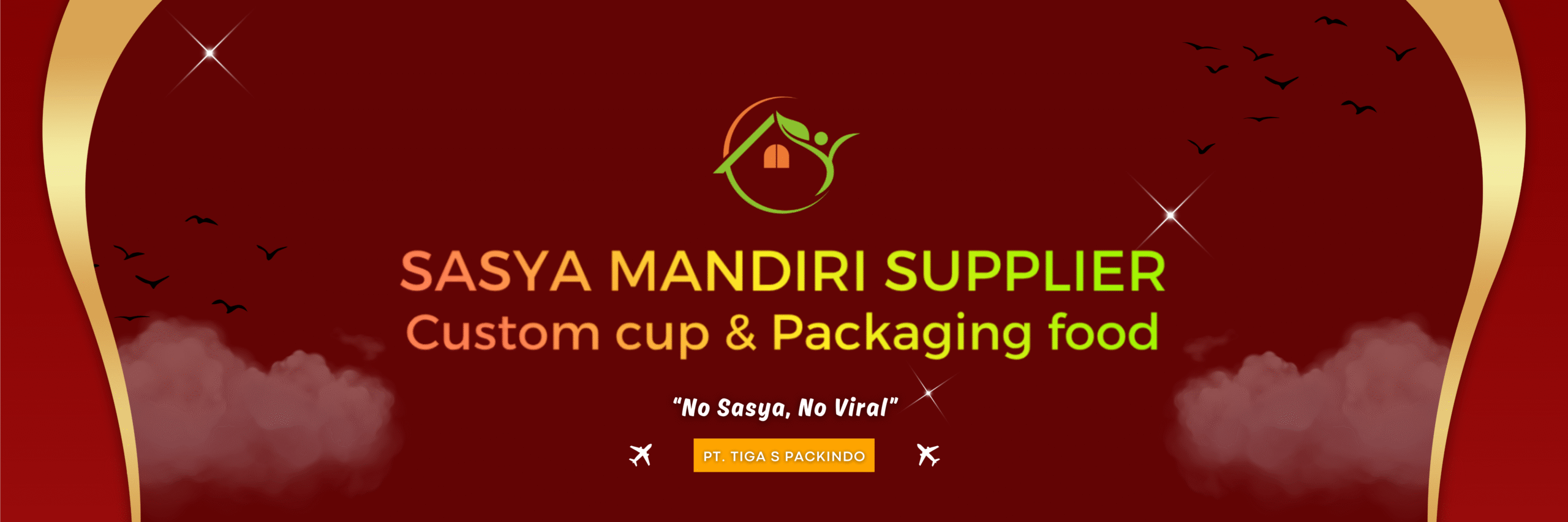 Merah Modern Seminar Proposal Banner