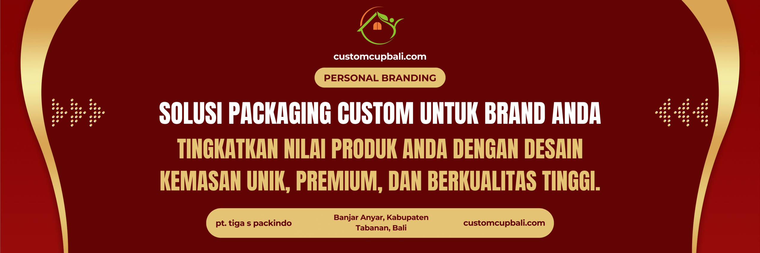 Merah Modern Seminar Proposal Banner