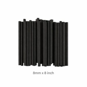 Straw Paper 8mm 14,5cm Hitam