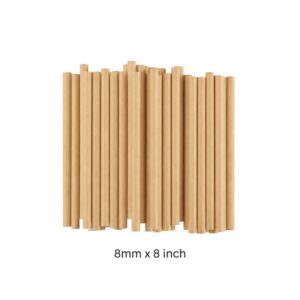 Straw Paper 8mm 14,5cm Coklat