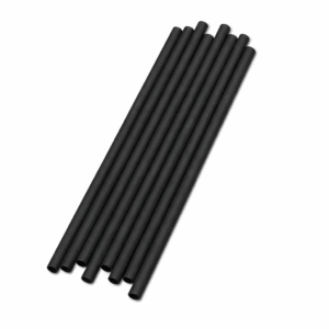 Paper straw 6ml 20cm Hitam