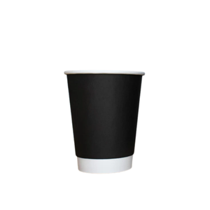 Paper cup double wall 8oz Hitam