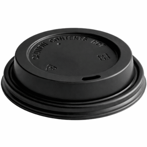 Lid Paper Cup Pola Hitam